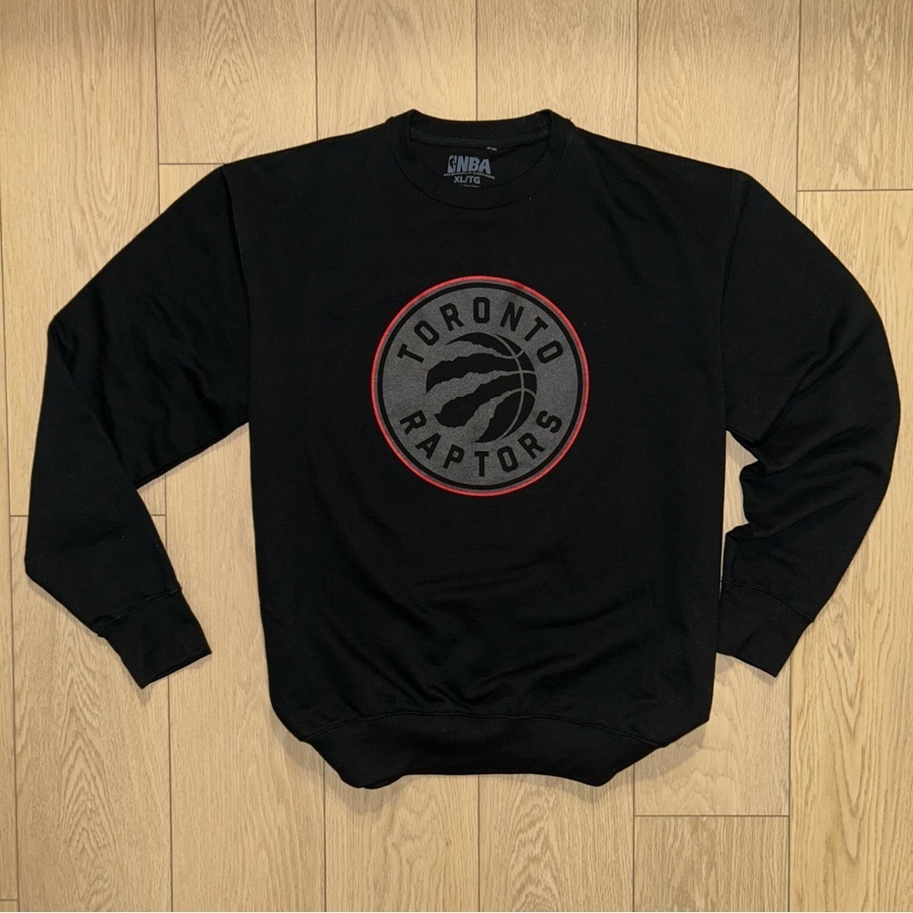 NBA Toronto Raptors Big Logo Crewneck Sweatshirt Size XL - Picture 3 of 8